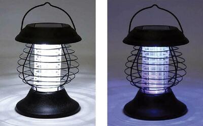 Lampa solárna MOKI 58, proti hmyzu, UV LED, 13x31 cm