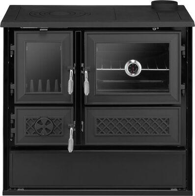 Sporák BELLA, 9,0KW, pravý, černý, 870x510x810mm