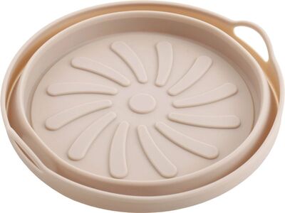 MagicHome skladacia forma do fritézy silikónová, okrúhla, 20,3x7 cm