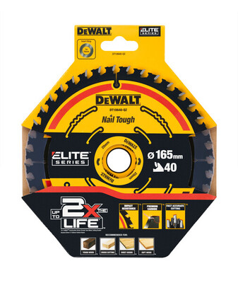 DeWalt Elite pílový kotúč pre aku píly 165x20mm 40z DT10640