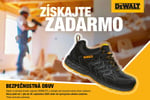 DEWALT pracovná obuv zadarmo