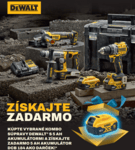 DEWALT akumulátor zadarmo